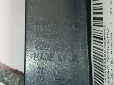 Second-hand car spare part right tailgate light for nissan note (e11e) acenta oem iam references 22016752  