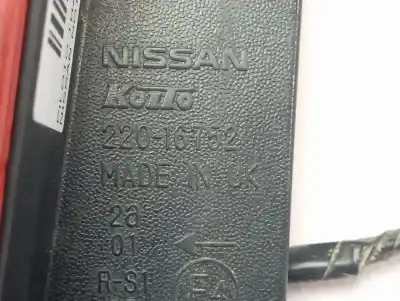 Second-hand car spare part left tailgate light for nissan note (e11e) acenta oem iam references 22016752  