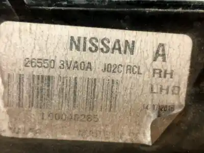 Second-hand car spare part right tailgate light for nissan note acenta oem iam references 265503va0a  