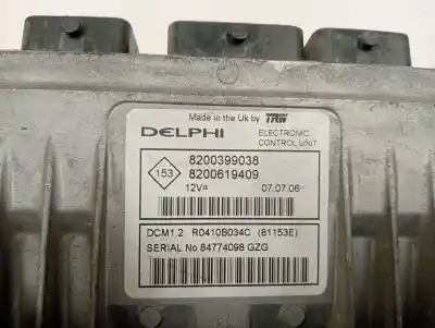 Second-hand car spare part ecu engine control for nissan note (e11e) acenta oem iam references 8200399038  