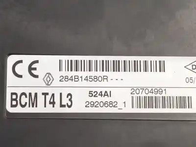 Second-hand car spare part electronic module for renault captur adventure oem iam references 284b14580r  