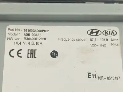 Автозапчасти б/у многофункциональный дисплей за hyundai i30 (pd) g3lc ссылки oem iam 96160g4000  