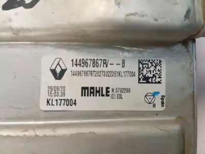 Peça sobressalente para automóvel em segunda mão intercooler por renault clio v business referências oem iam 144967867r  