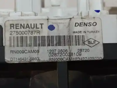 Peça sobressalente para automóvel em segunda mão comando de sofagem (chauffage / ar condicionado)  por renault clio v business referências oem iam 275000787r  