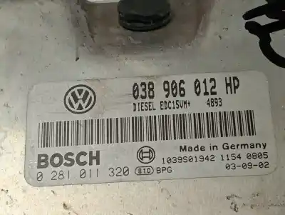 Автозапчасти б/у блок управления двигателем за seat ibiza iii (6l1) 1.9 sdi ссылки oem iam 038906012hp  