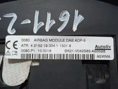 Second-hand car spare part front left air bag for ford transit custom kasten (ttu) 280 l1 trend fwd oem iam references bk21v042b85  