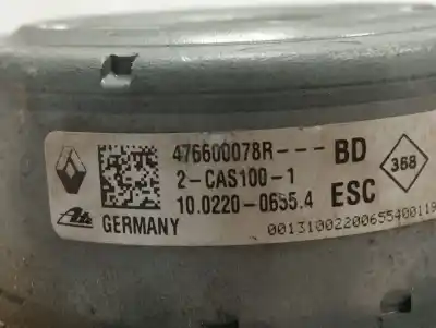 Peça sobressalente para automóvel em segunda mão abs por dacia dokker essential referências oem iam 476600078r  