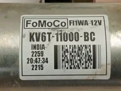 Second-hand car spare part starter motor for ford transit connect (chc) kombi active 100 cv / 74 kw oem iam references kv6t11000bc  