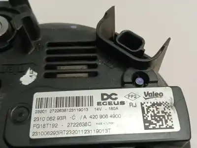 Second-hand car spare part alternator for renault express advance oem iam references 231006293r  