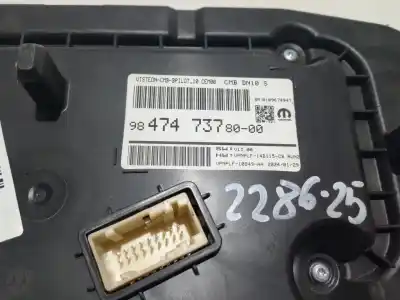 Peça sobressalente para automóvel em segunda mão quadrante por jeep avenger altitude referências oem iam 9847473780  