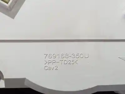 Peça sobressalente para automóvel em segunda mão quadrante por citroen jumpy furgon control m referências oem iam 9837472880  