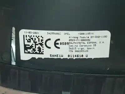 Автозапчасти б/у передняя левая подушка безопасности за opel combo cargo (e) yh01 ссылки oem iam 34255606c   Автозапчасти б/у передняя левая подушка безопасности за opel combo cargo (e) yh01 ссылки oem iam 34255606c
