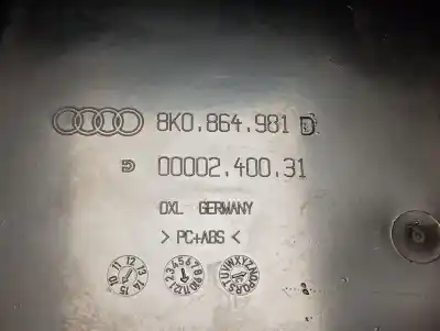 Автозапчастина б/у центральний подлокник для audi a5 coupe (8t) 2.0 tdi (140kw) посилання на oem iam 8k0864981d  