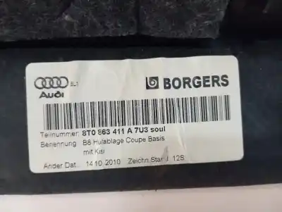 Second-hand car spare part parcel shelf for audi a5 coupe (8t) cnh oem iam references 8t0863411a  