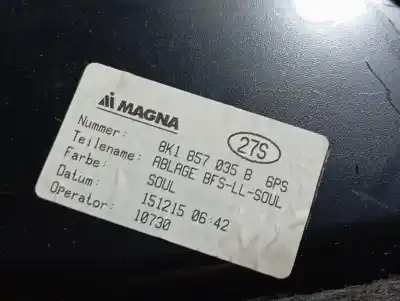 Автозапчастина б/у бардачок для audi a5 coupe (8t) 2.0 tdi (140kw) посилання на oem iam 8k1857035  