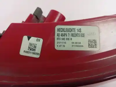 Автозапчасти б/у правый задний фонарь за audi a5 coupe (8t) cnh ссылки oem iam 8t0945096h  