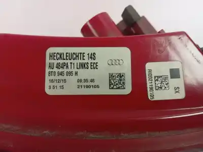 Автозапчасти б/у левый задний фонарь за audi a5 coupe (8t) 2.0 tdi (140kw) ссылки oem iam 8t0945065h  