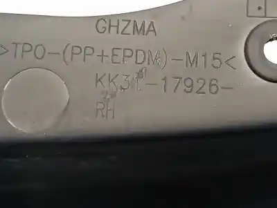 Second-hand car spare part right rear bumper for ford transit furgón (tts) 2.0 tdci cat oem iam references kk3117926  
