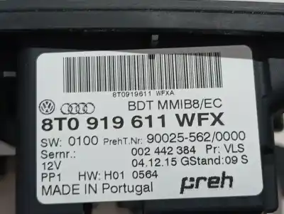 Автозапчасти б/у многофункциональное управление за audi a5 coupe (8t) 2.0 tdi (140kw) ссылки oem iam 8t0919611wfx  