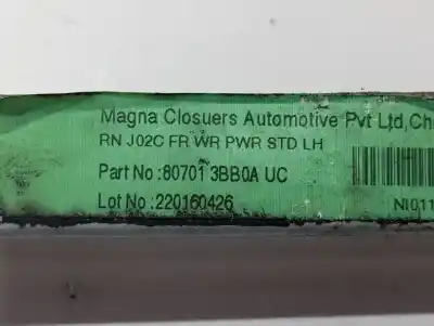 Second-hand car spare part driver left window regulator for nissan note acenta oem iam references 827311hb1a  