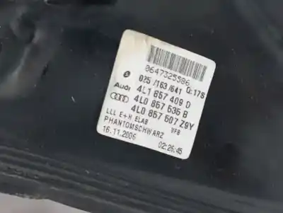 Second-hand car spare part left rearview mirror for audi q7 (4l) 3.0 tdi oem iam references 4l1857409d  