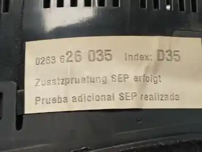 Автозапчастина б/у панель інструментів для audi a4 b6 (8e2) 1.9 tdi посилання на oem iam 02636926035  
