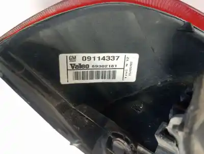 Автозапчасти б/у правый задний фонарь за opel corsa c (x01) 1.0 (f08, f68) ссылки oem iam 09114337  
