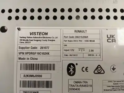 Автозапчасти б/у аудиосистема / радио cd за renault express advance ссылки oem iam 280215396r  