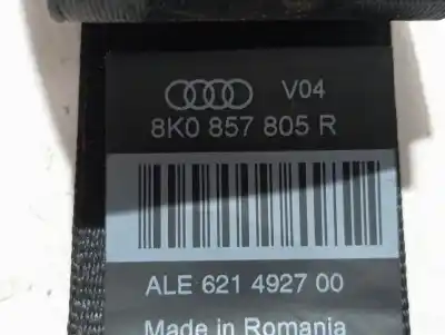 Автозапчастина б/у задній правий ремін безпеки для audi a5 coupe (8t) 2.0 tdi (140kw) посилання на oem iam 621421000  