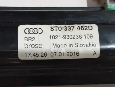 Автозапчастина б/у регулятор переднього правого скла для audi a5 coupe (8t) cnh посилання на oem iam 8t0837462d  
