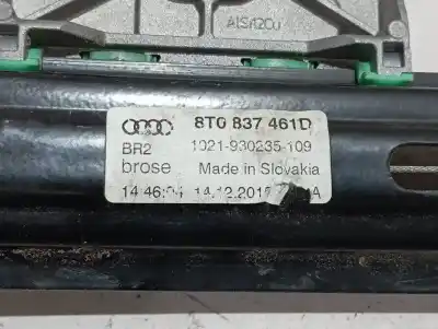 Автозапчасти б/у регулятор стекла переднего левого за audi a5 coupe (8t) 2.0 tdi (140kw) ссылки oem iam 8t0837461d  