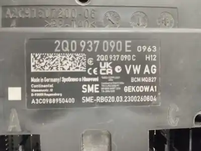Автозапчастина б/у електронний модуль для skoda scala (nw) design 115 cv / 85 kw посилання на oem iam 2q0937090e  