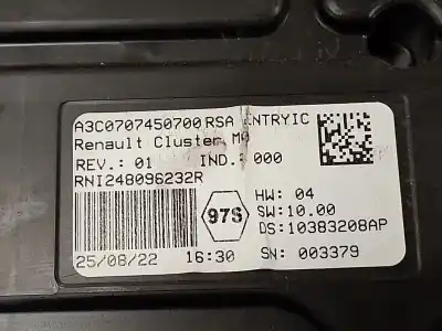 Peça sobressalente para automóvel em segunda mão quadrante por renault master kasten l1h1 ka 2.8t referências oem iam a3c0707450700  