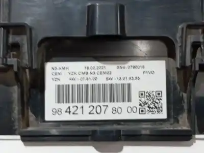 Автозапчастина б/у панель інструментів для opel combo cargo (e) yh01 посилання на oem iam 9842120780  