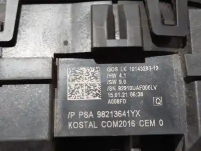 Pezzo di ricambio per auto di seconda mano comando pulito per opel combo cargo (e) yh01 riferimenti oem iam 98213641yx   Pezzo di ricambio per auto di seconda mano comando pulito per opel combo cargo (e) yh01 riferimenti oem iam 98213641yx