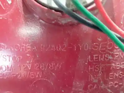 Second-hand car spare part right tailgate light for kia picanto tech oem iam references 92402-1y0  