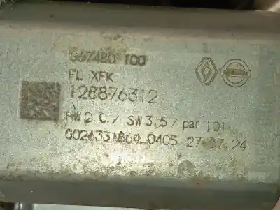 Second-hand car spare part driver left window regulator for renault kangoo iii equilibre oem iam references 128876312  