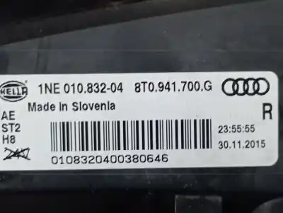Автозапчасти б/у правая противотуманная фара за audi a5 coupe (8t) cnh ссылки oem iam 1ne010832-04  