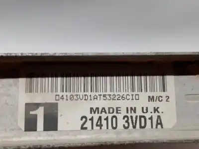 Second-hand car spare part water radiator for nissan note tekna sport oem iam references 214103vd1a  