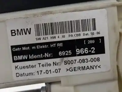 Peça sobressalente para automóvel em segunda mão elevador de vidros traseiro direito por bmw x3 (e83) xdrive 20i referências oem iam 69259662  