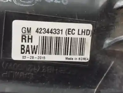 Автозапчастина б/у права фа для opel mokka b16dth/lvl посилання на oem iam 42344331  