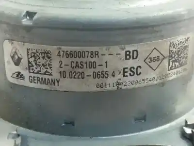 Peça sobressalente para automóvel em segunda mão abs por dacia dokker express ambiance referências oem iam 476600078r  