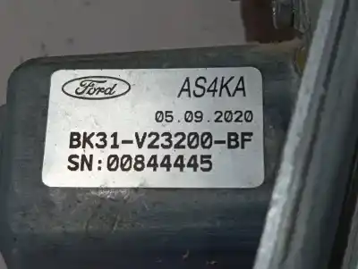 Second-hand car spare part passenger side right window regulator for ford transit furgón (tts) 2.0 tdci cat oem iam references bk31v23200  