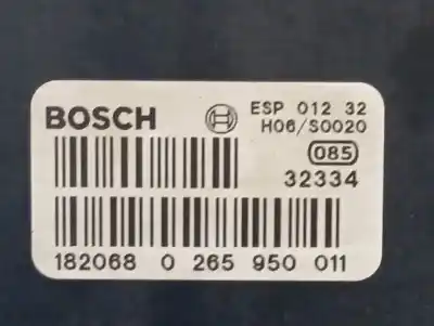 Second-hand car spare part abs for audi a4 b6 (8e2) 1.9 tdi oem iam references 0265950011  