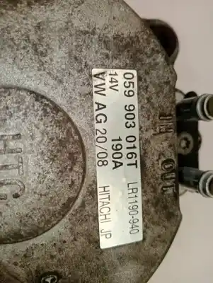 Pezzo di ricambio per auto di seconda mano alternatore per audi q7 (4l) 4l/xbunq1 riferimenti oem iam 059903016t  