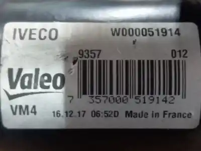 Second-hand car spare part front windshield wiper motor for iveco daily furgón fg 33 s ... v batalla 3000 oem iam references w000051914  