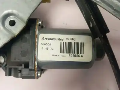 Second-hand car spare part passenger side right window regulator for renault kangoo ii (f/kw0) k9k e8 oem iam references 402086a  