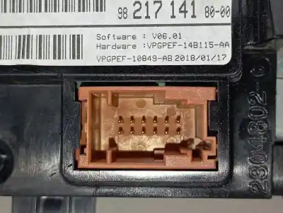 Peça sobressalente para automóvel em segunda mão quadrante por citroen c4 cactus feel referências oem iam 9821714180  