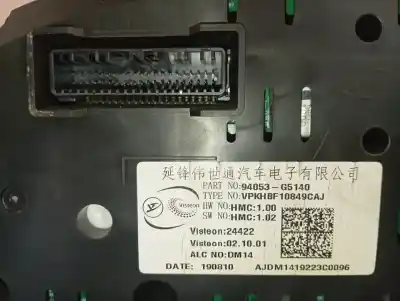 Peça sobressalente para automóvel em segunda mão quadrante por kia niro concept referências oem iam 94053g5140  