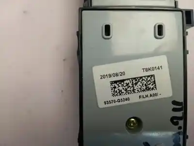 Second-hand car spare part left front power window switch for kia niro concept oem iam references 93570g5240  